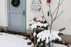 Unser Café im Winter.